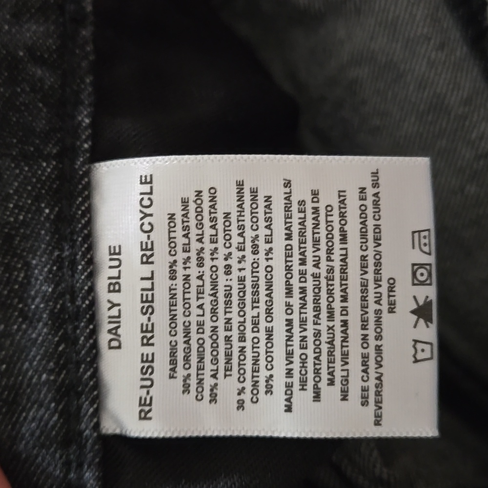Daily Blue Boost Jeans NWT Black - Picture 7 of 8